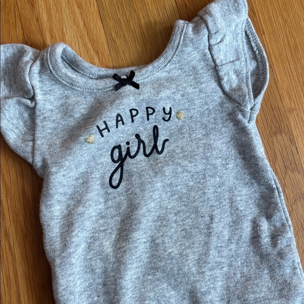 Newborn Carter's Short Sleeve Onesie Bodysuit Bundle for Girls - Picture 3 of 7